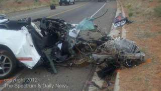Illustration for article titled Ford Shelby GT500: Crash Photos